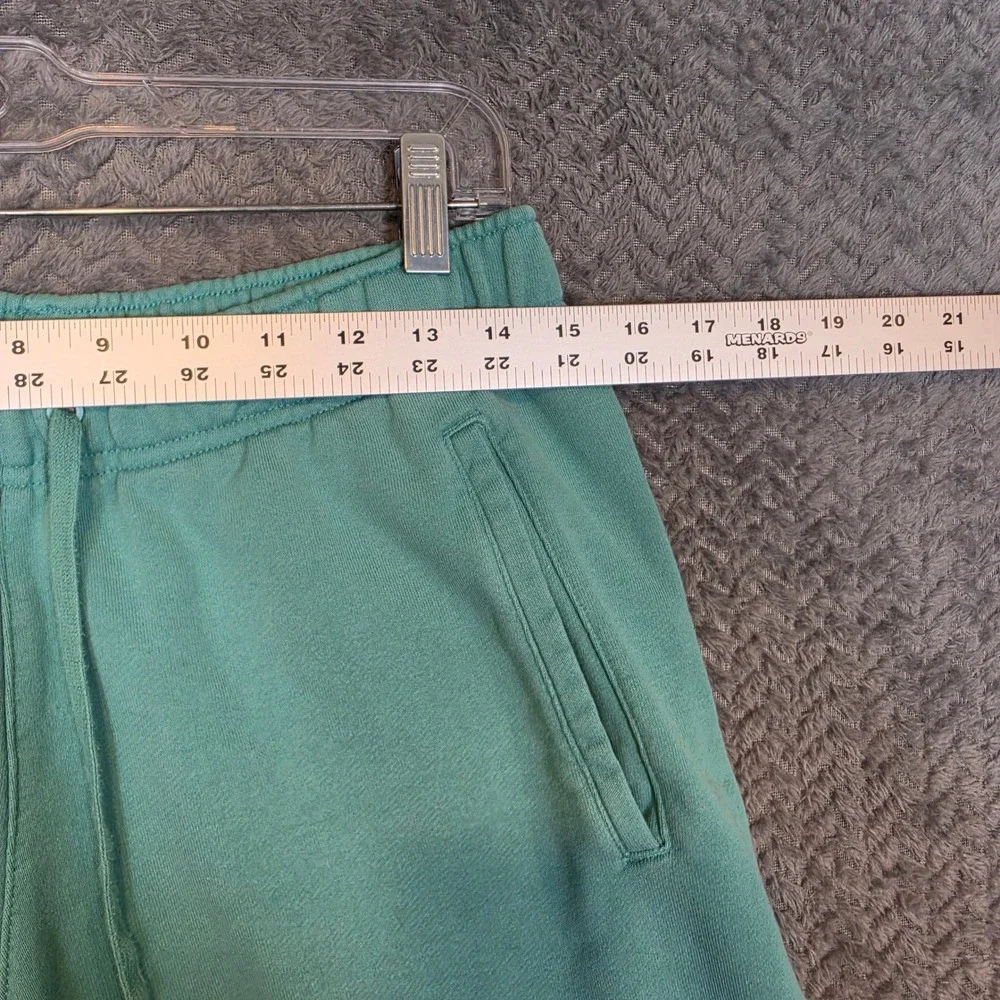 Jordan Mens Essentials Fleece Shorts Teal Green Jumpman DA9822-440 Size Small